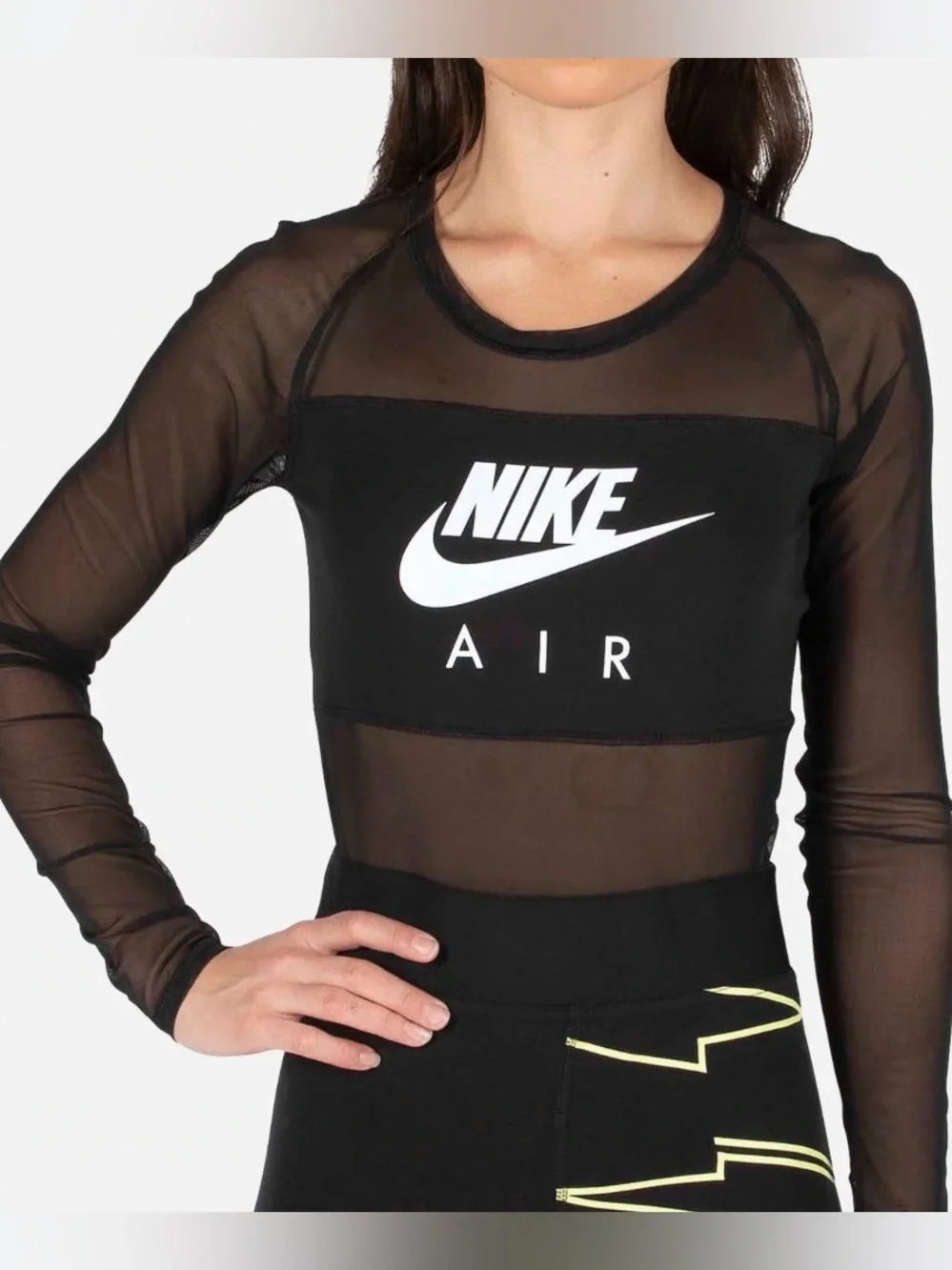 Nike Air women’s  long sleeve mesh bodysuit